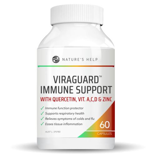 Nature's Help VIRA GUARD Quercefit Vit A C D & Zinc 60 Caps