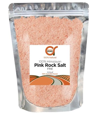 Natural Road Himalayan Pink Rock Salt Fine 500g