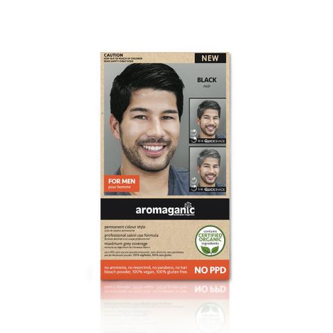 Aromaganic Vegan Men's Black (Natural) 1.0N
