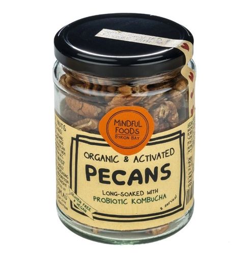 MF Pecans Organic Activated MED JAR