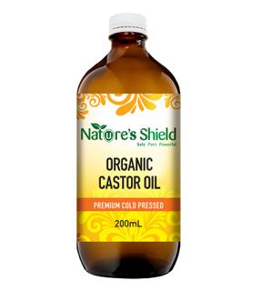 Nature's Shield Cold pressed Organic Castor Oil 200 mL