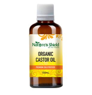 Nature's Shield Cold pressed Organic Castor Oil 100mL