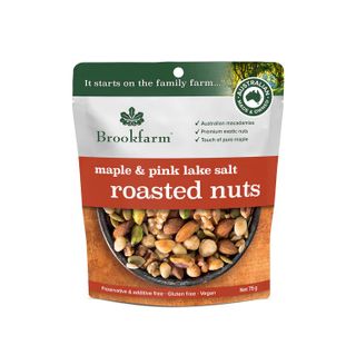 Brookfarm Roasted Nuts Maple & Pink Lake Salt 75g