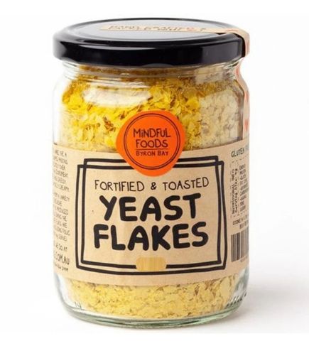 Mindful Foods Nutritional Yeast Flakes Fortified Toasted Medium Jar