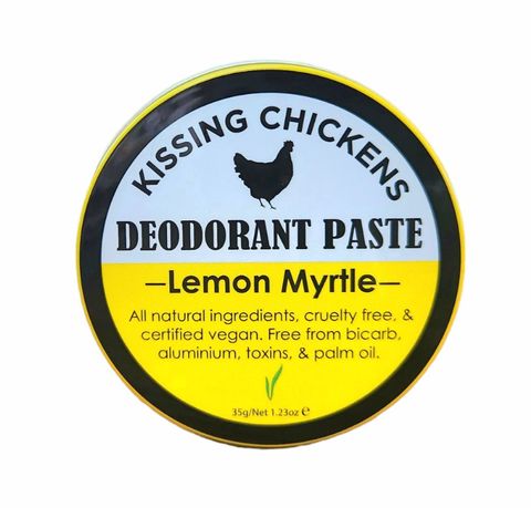 Kissing Chickens Natural Deodorant Paste Lemon Myrtle 35g