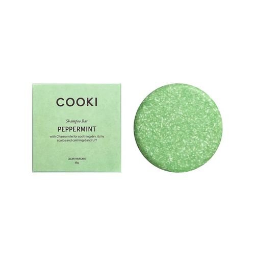 Cooki Haircare Peppermint & Chamomile Shampoo Bar In Box 65g
