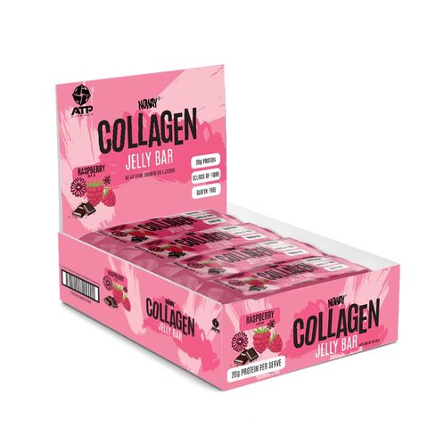 NOWAY Collagen Jelly Bar Raspberry 60g - Box of 12