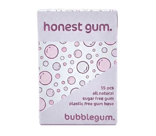 Honest Gum Bubblegum Chewing Gum 15pcs (21g) x 20