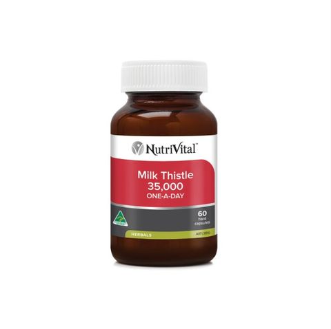 NutriVital Milk Thistle 35,000 One-A-Day 60 Capsules