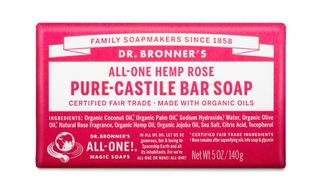 Dr Bronner's 18-in-1 Pure Castile MAGIC BAR SOAP Rose 140g