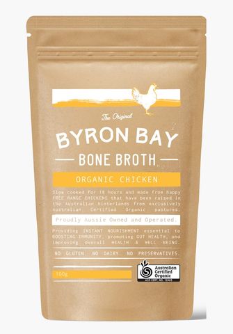 Byron Bay Organic Chicken Bone Broth Powder 100G