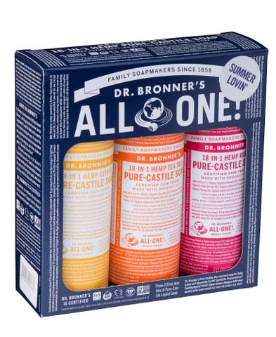 Dr. Bronner's Summer Lovin' Liquid Soap Multi Pack