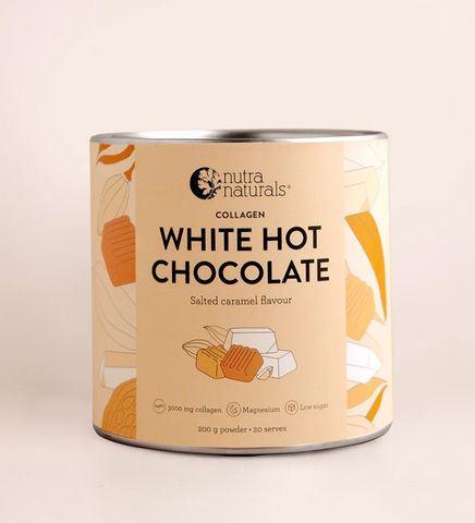 Nutra Organics Collagen White Hot Choc Salted Caramel 200g