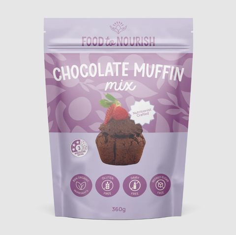 Food To Nourish Chocolate Muffin Mix 360g