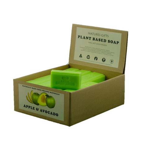 Cloverfields Apple & Avocado Soap (box of 36)