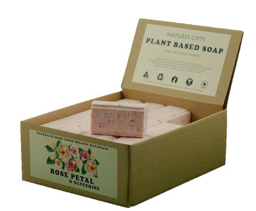 Cloverfields Rose Petal & Glycerine Soap (box of 36)