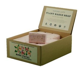Cloverfields Rose Petal & Glycerine Soap (box of 36)