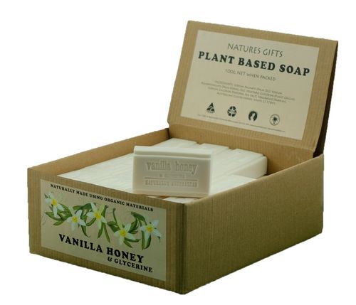 Cloverfields Vanilla Honey & Glycerine Soap (box of 36)