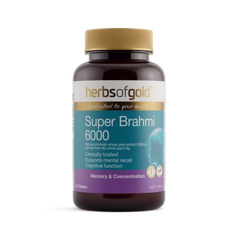 Herbs of Gold Super Brahmi 6000 60 tablets