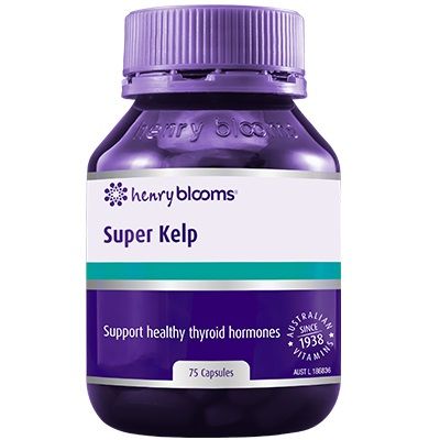 Henry Blooms Super Kelp 75 Capsules