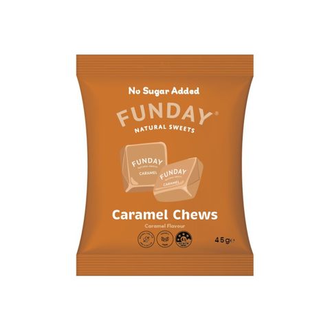 Funday Caramel Chews 45g - Box of 12