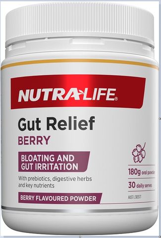 Nutra-Life Gut Relief Berry 180g