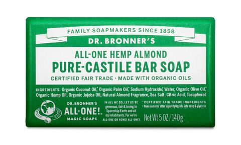 Dr Bronner's 18-in-1 Pure Castile MAGIC BAR SOAP Almond 140g