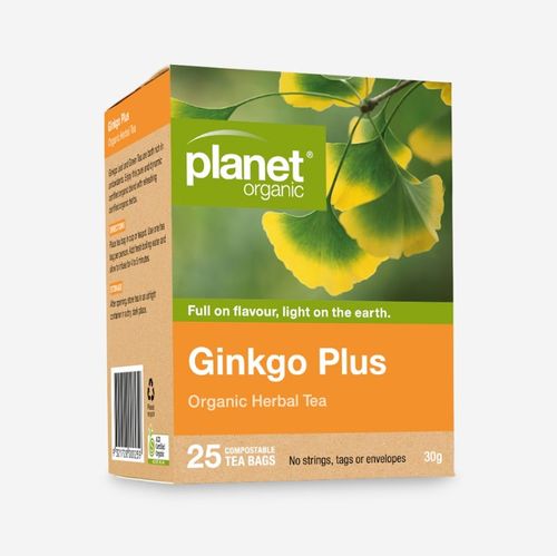 Planet Organic Org Tea Bags 25s Ginkgo