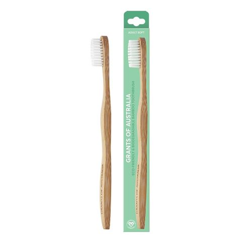Grants Adult Bamboo Toothbrush Soft - 12 Pack