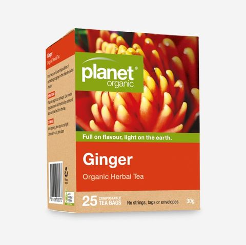Planet Organic Tea Ginger 25 Tea Bags