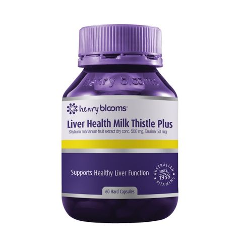 Henry Blooms Liver Health Milk Thistle Plus 60 Capsules