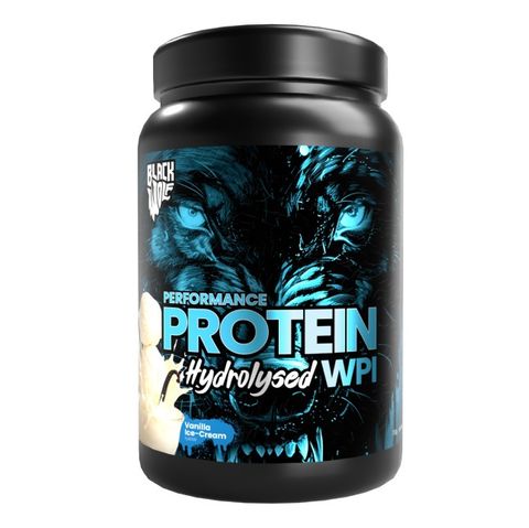 Black Wolf Nutrition Performance Protein Hydrolised Whey Protein Isolate Vanilla Ice Cream 750g