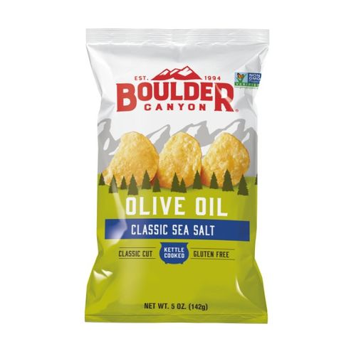 Boulder Olive Oil Chip Sea Salt Chips 142g x 12