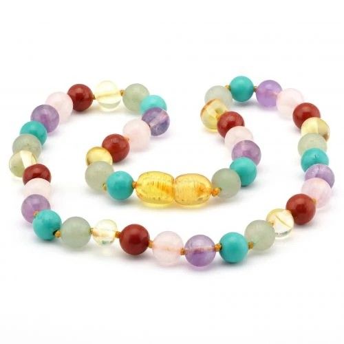 BB Baby Necklace Multi Gemstone