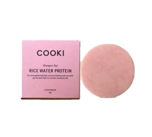 Cooki Haircare Rice Water Protein Shampoo Bar 65g Box