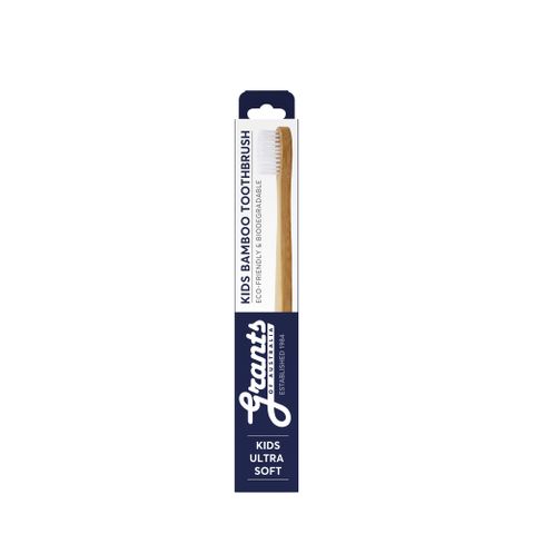 Grants Kids Bamboo Toothbrush Ultra Soft - 12 Pack