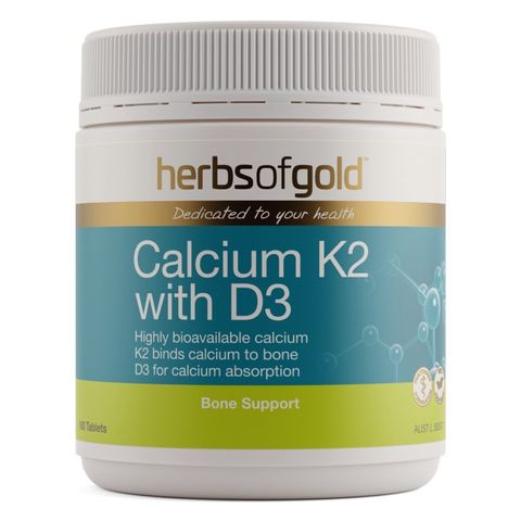 Herbs of Gold Calcium K2 with D3
