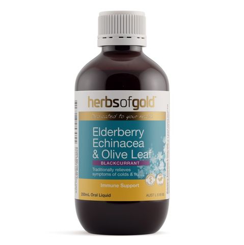 Herbs of Gold Elderberry Echincea & Olive Leaf