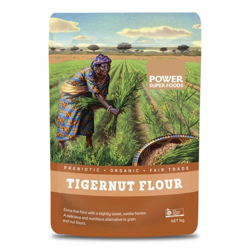 Power Super Foods Tigernut Flour Origin Cert Org 1kg