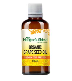 Nature's Shield Cold Pressed Organic Grapeseed Oil 100 mL