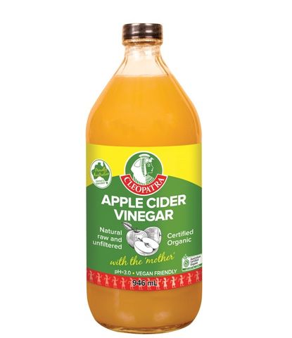 Cleopatra's Certified Organic Apple Cider Vinegar 946ml - Box of 6