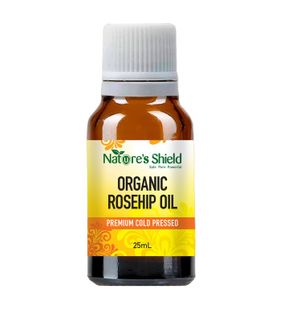 Nature's Shield Cold Pressed Organic Rosehip Oil  25 mL
