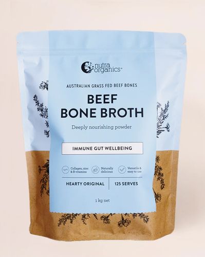 Nutra Organics Beef Bone Broth Hearty Original 1kg