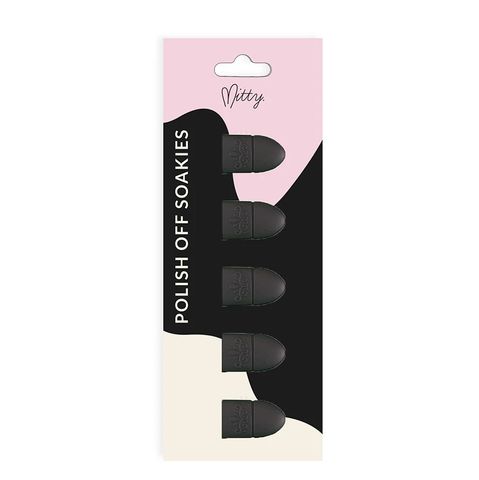 Mitty Polish off Soakies Black Night 5pcs