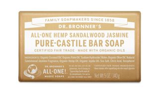 Dr Bronner's 18-in-1 Pure Castile MAGIC BAR SOAP Sandalwood Jasmine 140g