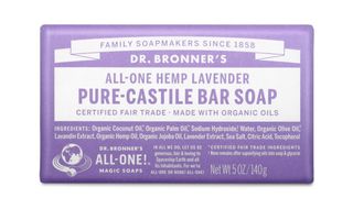 Dr Bronner's 18-in-1 Pure Castile MAGIC BAR SOAP Lavender 140g