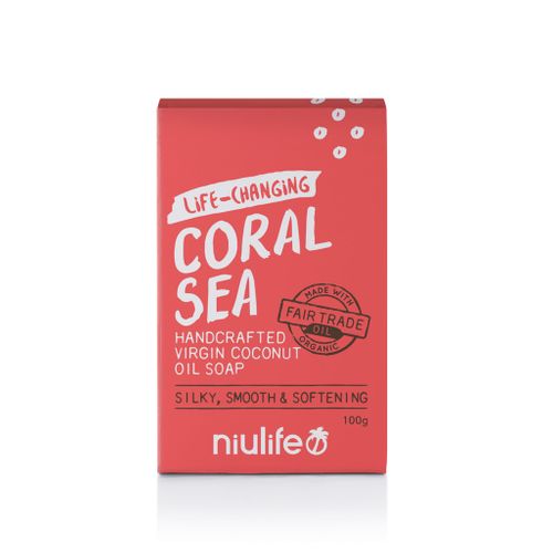 NIU Virgin Coconut Oil Soap Coral Sea 100g