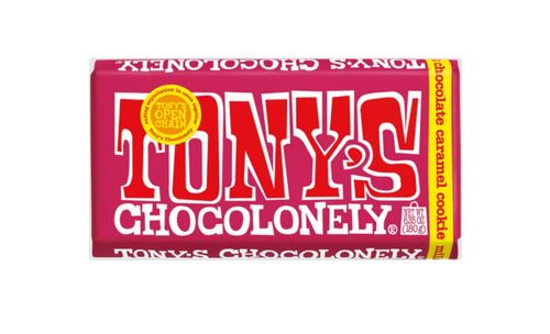 Tony's Chocolonely Milk Caramel Cookie 180g x 15 CDU