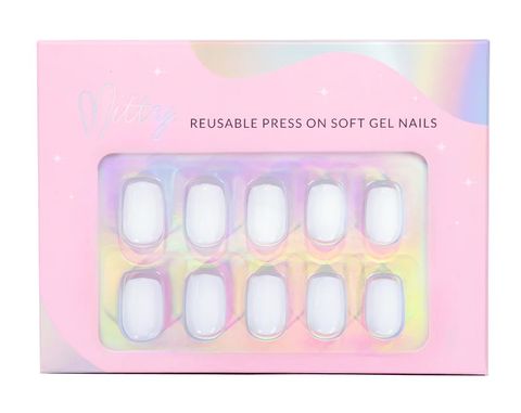 Mitty Press On Nails Snowy 30pcs