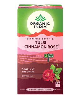 Organic India Tulsi Cinnamon Rose 25 Tbags
